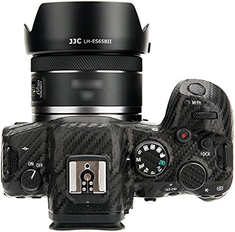 JJC Canon Lens Hood Flower Shape RF 50mm F1.8 STM Lens for Canon EOS R5 R6 R RP Camera ES-65B Compatible Set (Lens Hood, Cleaner)