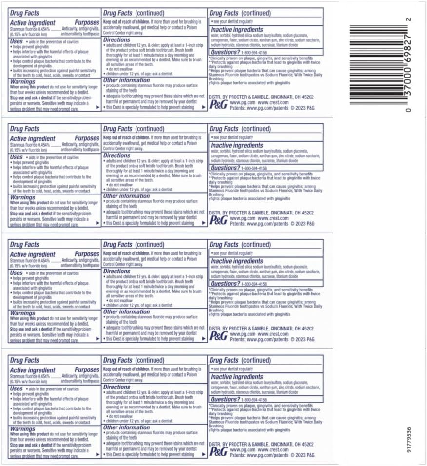 Crest Pro-Health Pasta dental con protección antibacteriana avanzada - Paquete de 4, tubos de 5 onzas