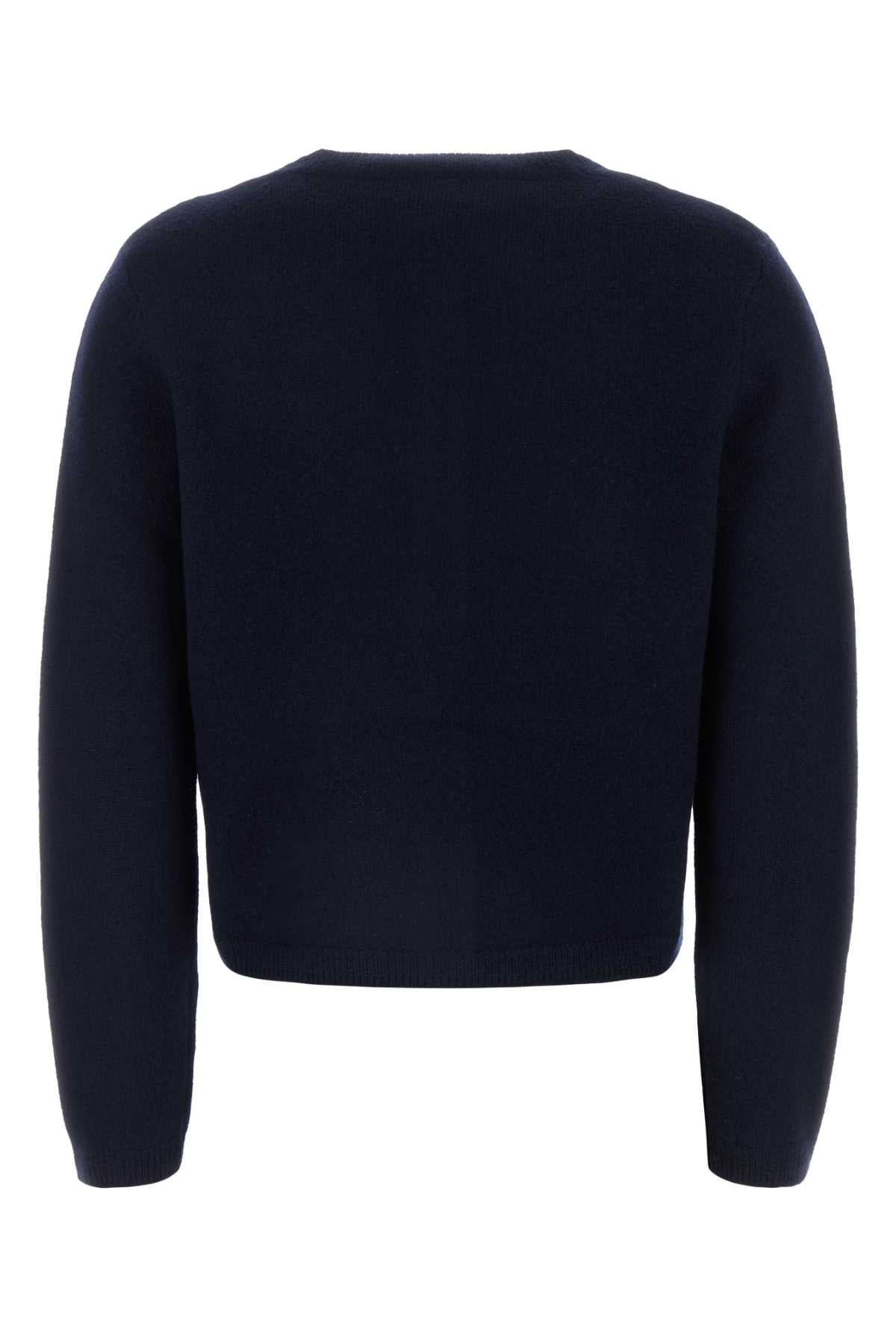 A.p.c. A.P.C.ネイビーブルーウールカーディガン - Image 8