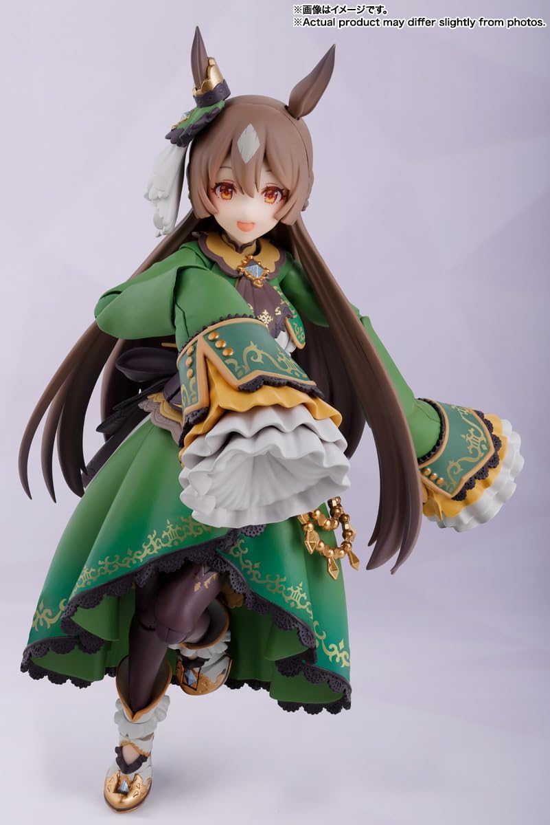 S.H. Figuarts Uma Musume Pretty Derby Satno Diamond, Approx. 5.3 inches (135 mm), PVC & ABS, Pre-painted Action Figure
