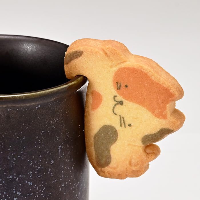 Shinshu Cat 3 Brothers Toyoujo Confectionery (Shinshu Nagano Souvenir, Sweets, Printed Cat Cookie, Cat Cookie) (1 Box)