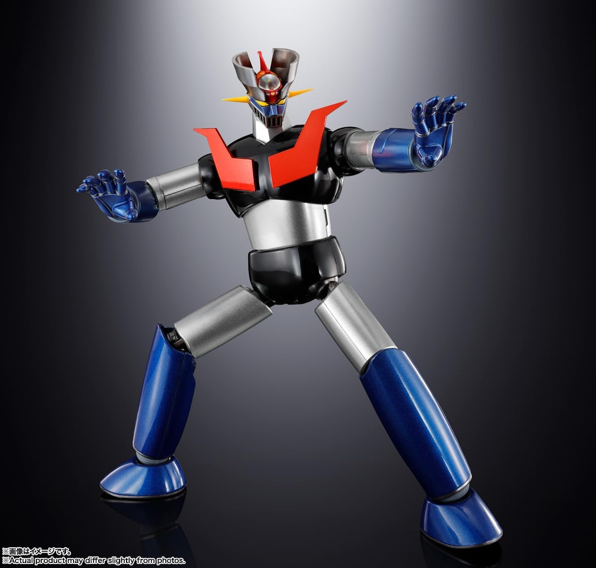 TAMASHII NATIONS Soul of Chogokin GX-117 Mazinger Z (Reinforced Type) Leather Shinka -KAKUMEI SHINKA- Approx. 6.5 inches (165 mm), Die-cast & ABS, Painted Action Figure