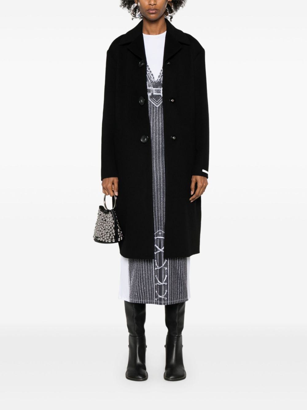 Sportmax SportMax Pre Wool Midi Coat - Image 8