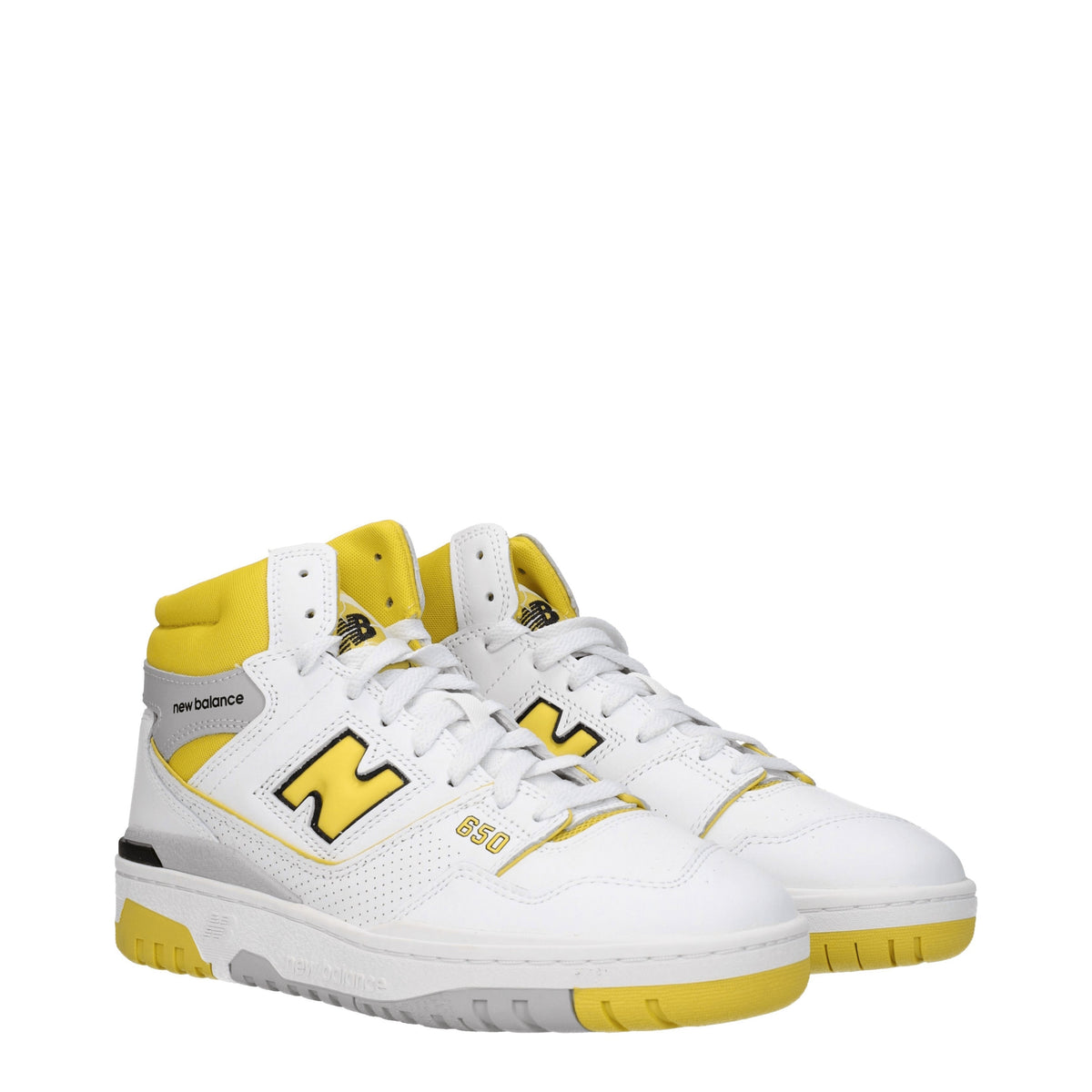 Designer Brand ニューバランススニーカー650マンスキンホワイト/イエロー - Image 8
