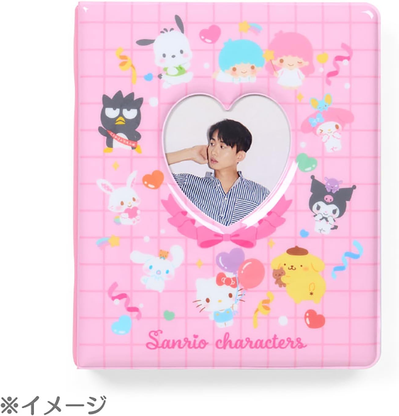 Sanrio (SANRIO) L-size Photo Pocket Album (Enjoy Idol) Sanrio Characters PVC Approximately Width 18 x Depth 3.3 x Height 22 cm 6-Hole Type Sheet 12 (48 Pockets) Binder 493716