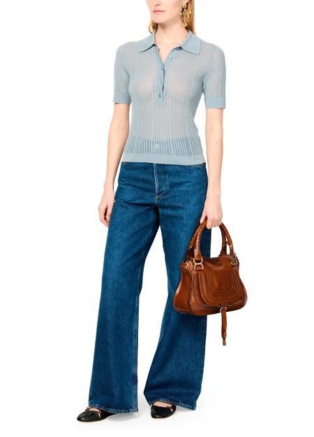 CHLOE Marcie small double worn glossy leather bag - Image 8