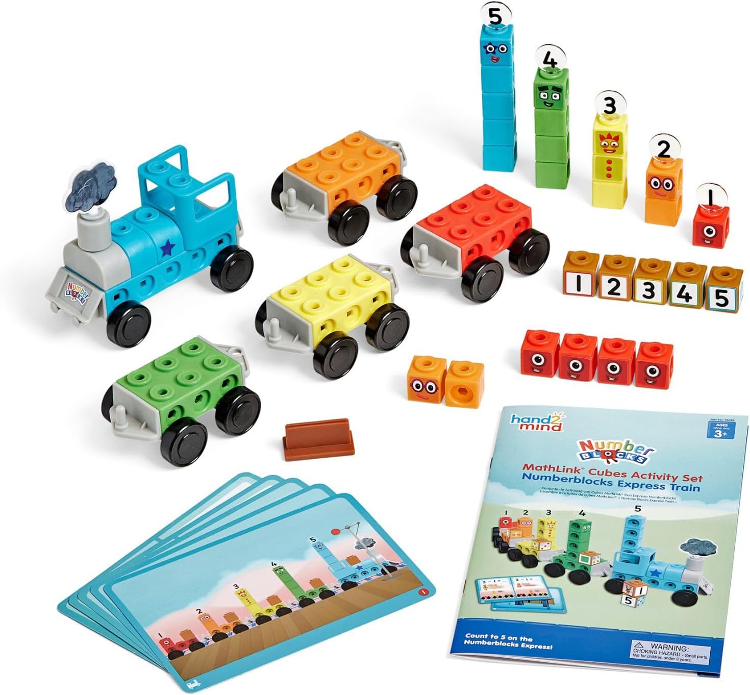 Numberblocks 96094 Mass Link Cube Activity Set Number Blocks Express Train Kazu Play Educational Toy