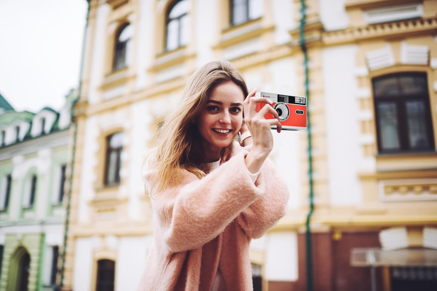 AgfaPhoto Reusable Photo Camera 35mm red