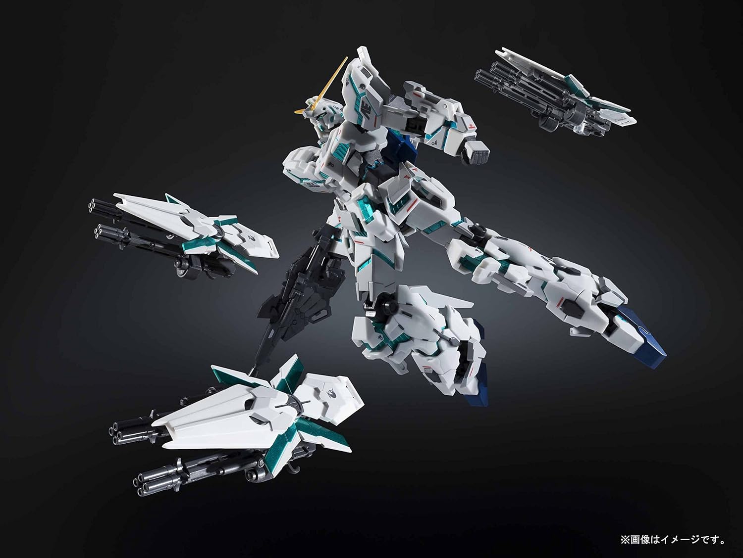 THE ROBOT SPIRITS Mobile Suit Gundam UC Side MS Unicorn Gundam, Awakened Mode, Real Marking Version, Approx. 5.5 inches (140 mm), ABS & PVC, Painted Articulated Figurine