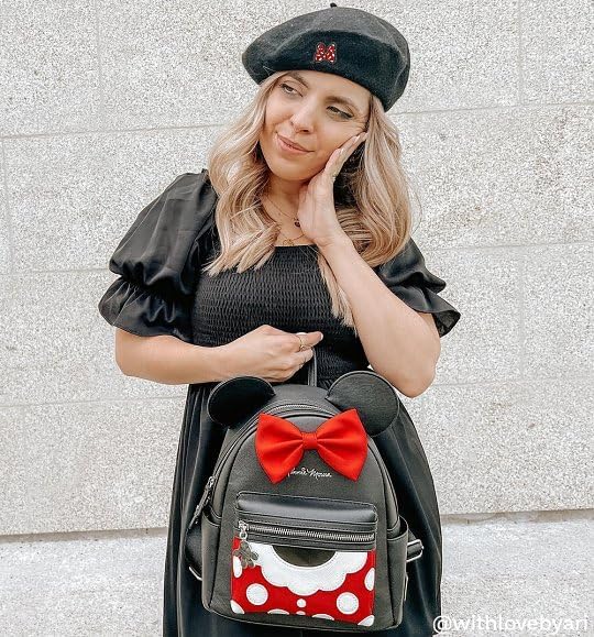 Loungefly X Disney LASR - Mini mochila exclusiva de Minnie Mouse