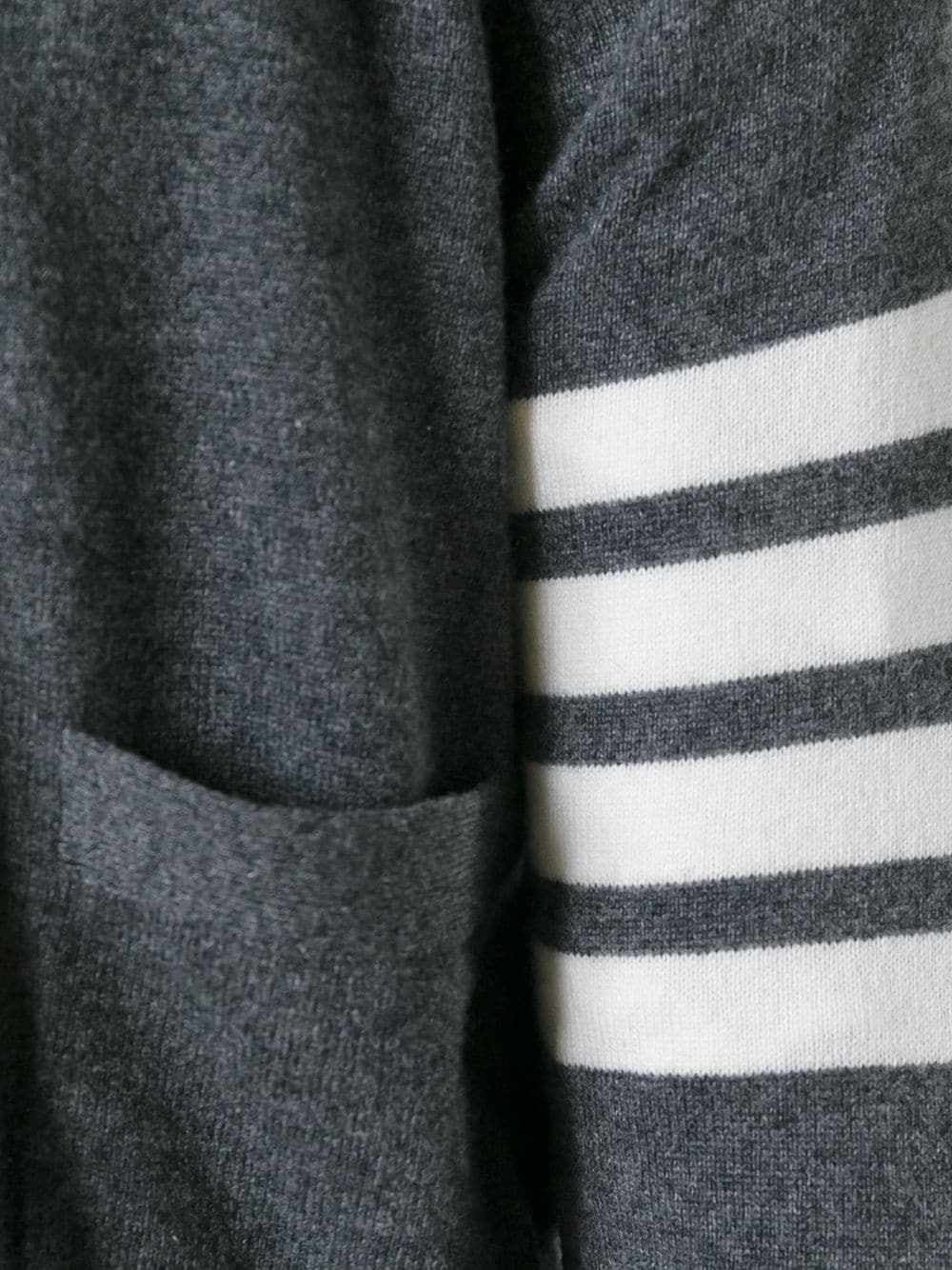 Thom Thom Browne 4 Bar Cashmere Cardigan - Image 8
