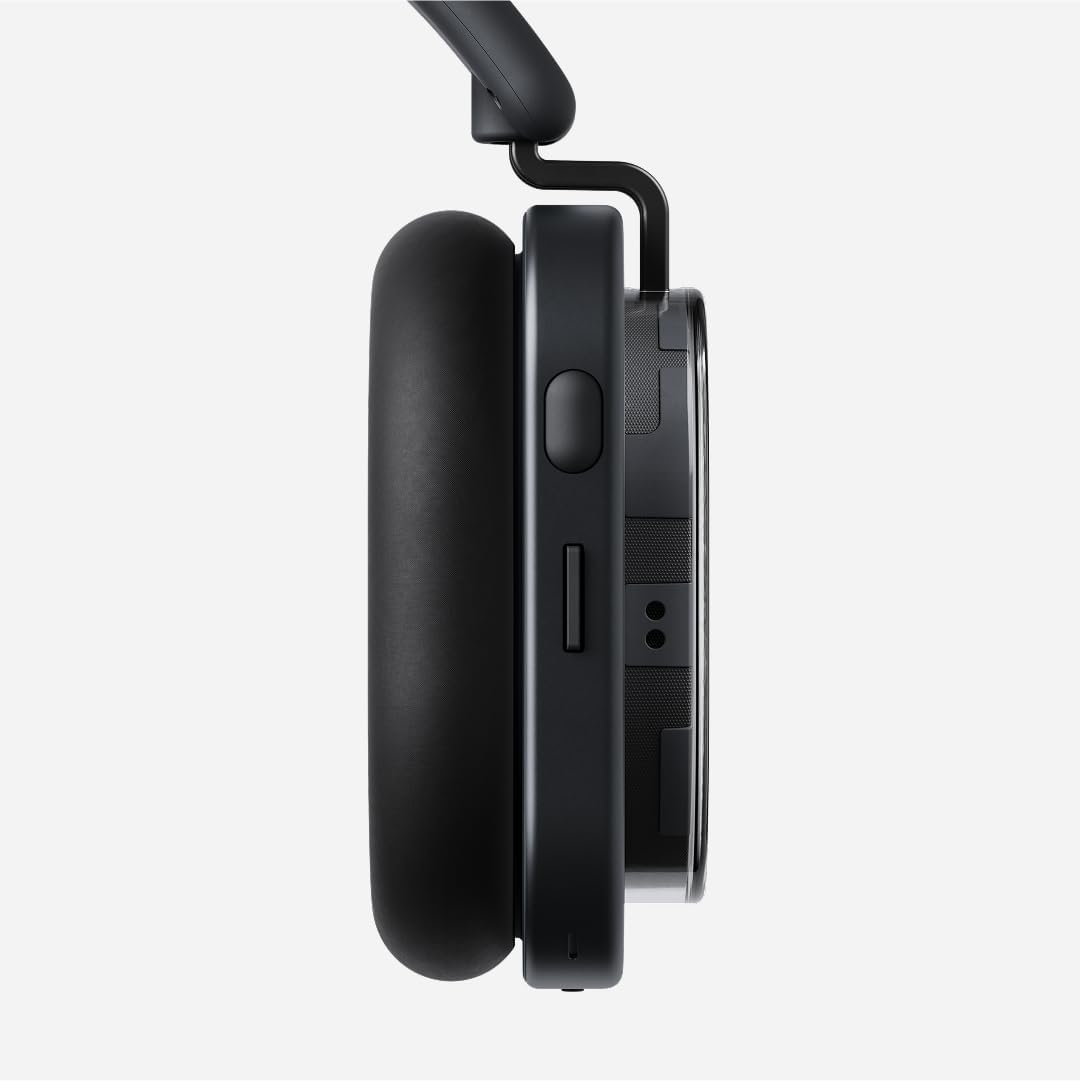 Nothing Headphone(1) Hybrid Active Noise Cancelling Headphones, Wireless Over-Ear Headphones with 6 Mics, Personalized Space Audio, Tuned by KEF, Up to 80 Hours Playback Bluetooth Headset Black
