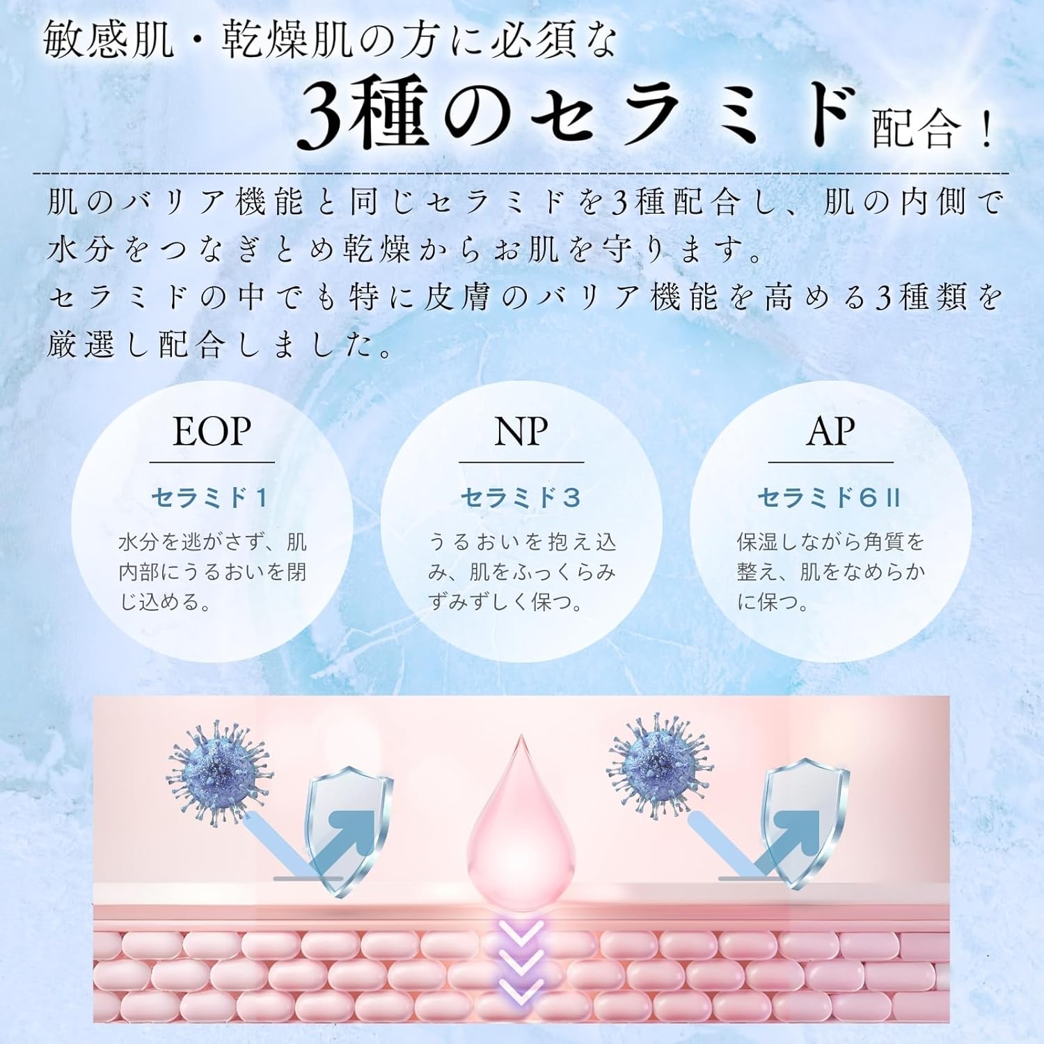 Natural Sensitive Gel Cream, Large Capacity, 21.2 oz (600 g), All-in-One Gel Cream