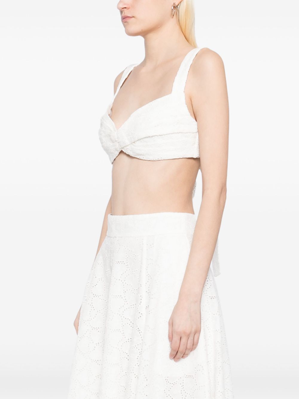 Zimmermann Zimmermann Crush Cotton Bralette - Image 8