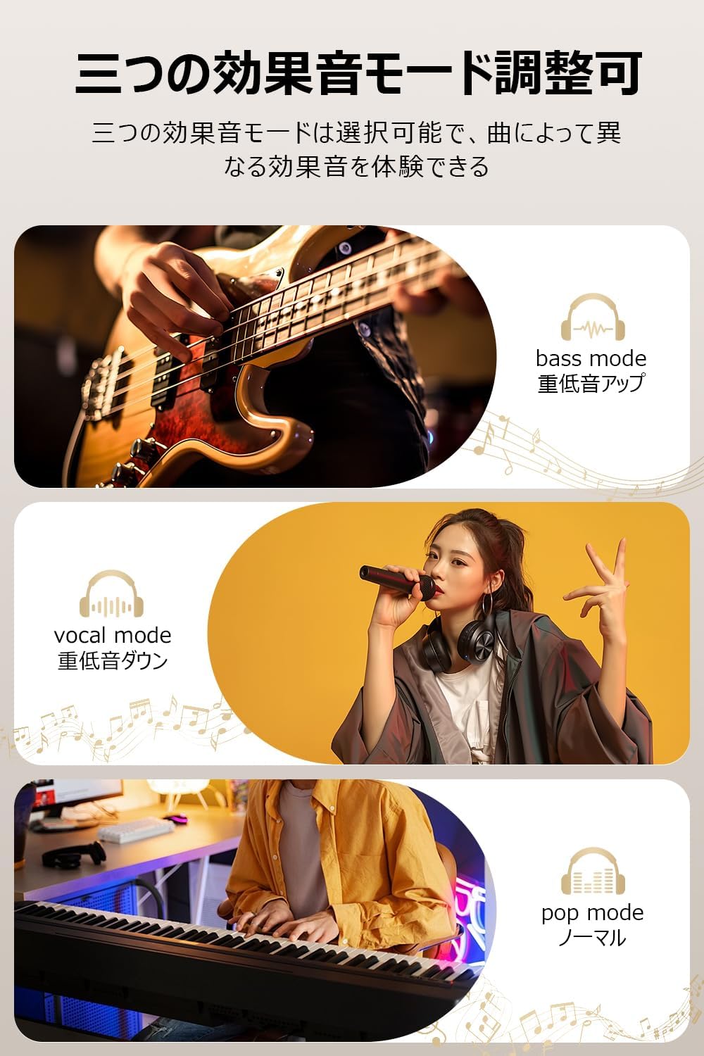 2026 Latest Bluetooth 5.4 Headphones, Bluetooth Wireless Headphones, ANC Noise Cancelling, Up to 60 Hours of Playtime, 3EQ Mode, Over-Ear Headphones, Dual Wired Wireless, Built-in Mic, 3.5 mm Cable