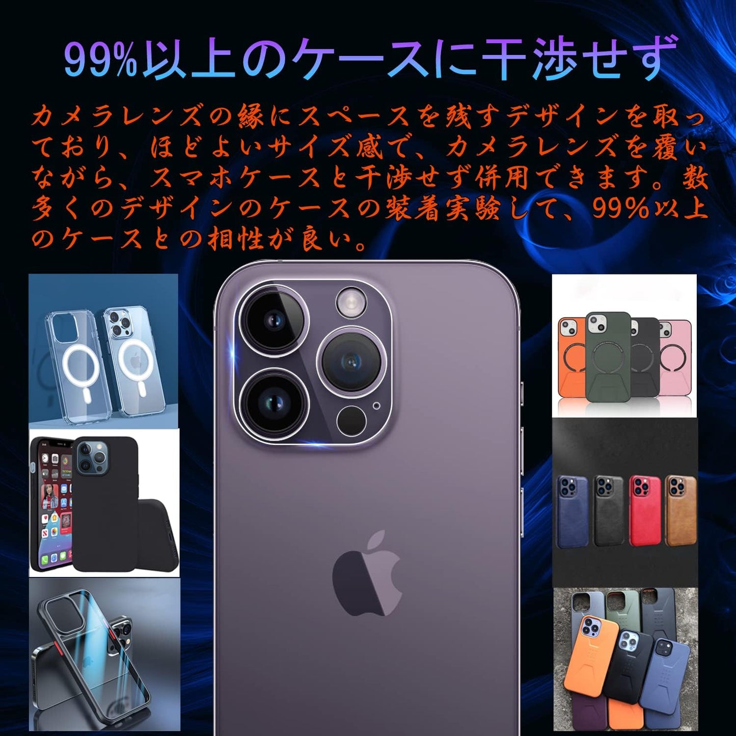 iPhone 14pro / iPhone 14proMax Camera Film Lens Film [Nippon Asahi Glass Anti-Fingerprint Anti-Bubble Shatterproof Scratch Resistant Dustproof] iPhone 14pro / iPhone 14proMax Camera Protection Lens