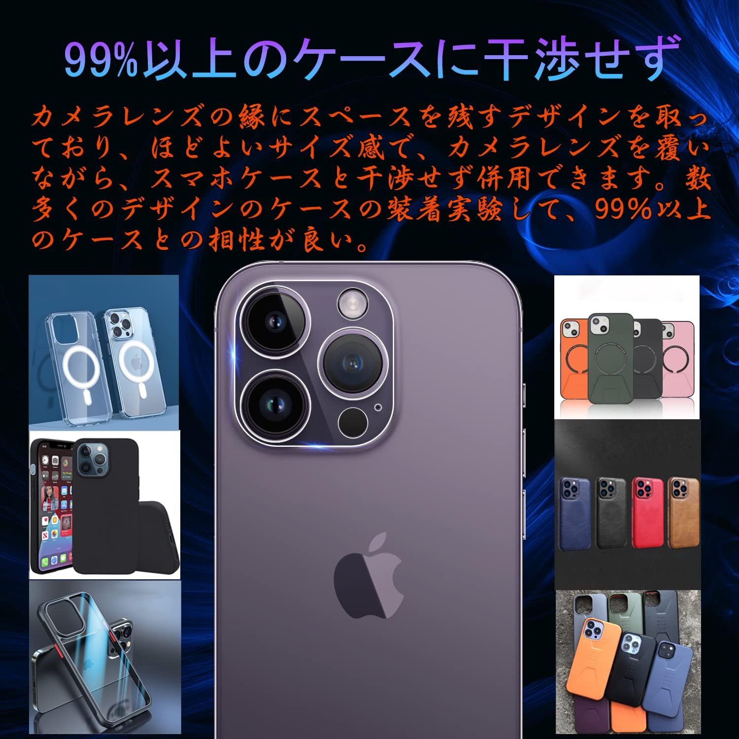 iPhone 14pro / iPhone 14proMax Camera Film Lens Film [Nippon Asahi Glass Anti-Fingerprint Anti-Bubble Shatterproof Scratch Resistant Dustproof] iPhone 14pro / iPhone 14proMax Camera Protection Lens