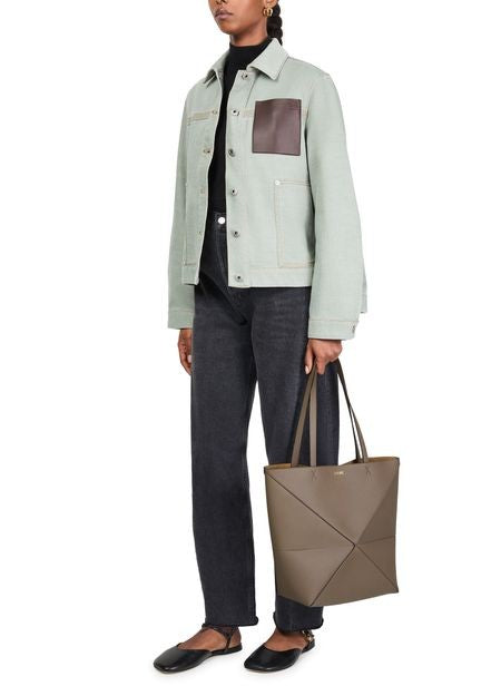 LOEWE Medium Puzzle Fold tote in soft grained calfskin - Image 8