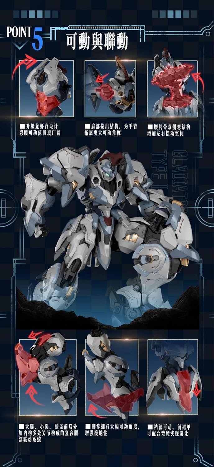 Tbmodel Nouido 9.1 inches (23 cm) Frame Armor, Gladiator Type I, Assembly Model, Movable, Plastic Model