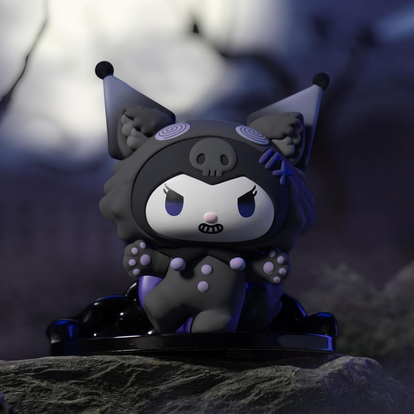 TOP TOY Sanrio Kromi Werewolf Game Series [1 Piece] Plush Toy Blind Box Figure Soft Vinyl PVC Premium Toy Birthday Present for Kuromi Character Collectors