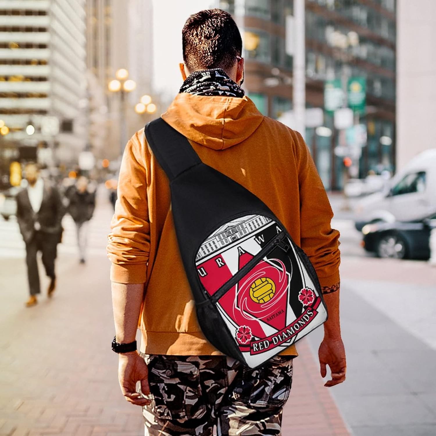 Urawa Red Diamonds Shoulder Bag, Crossbody Bag, Sports, Large Capacity, School Bag, Backpack Bag, Events, Anime, Moe Goods, Multifunctional, Work or School, Travel, Lightweight, Unisex, Gift