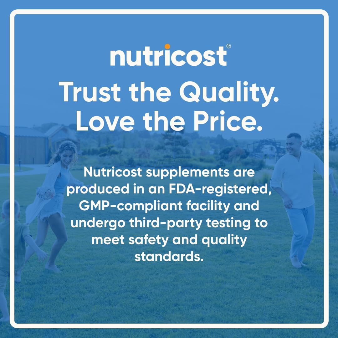 Nutricost Vitamin K2 (100mcg) + Vitamin D3 (5000IU) 120 Soft Capsules - Vitamin Supplement Non-GMO Gluten-Free Nutricost Supplement
