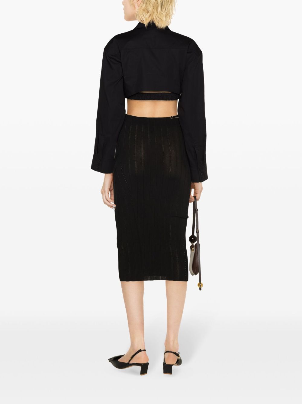 Jacquemus Jacquemus La Jupe Pralu Midi Skirt - Image 8