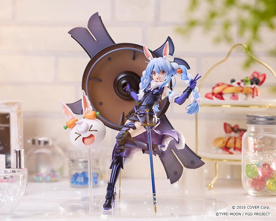 アニプレックス ホロライブプロダクション×Fate/Grand Order:ウサダ ペコラ×シールド/マッシュ キリエライト 1:7スケール PVCフィギュア