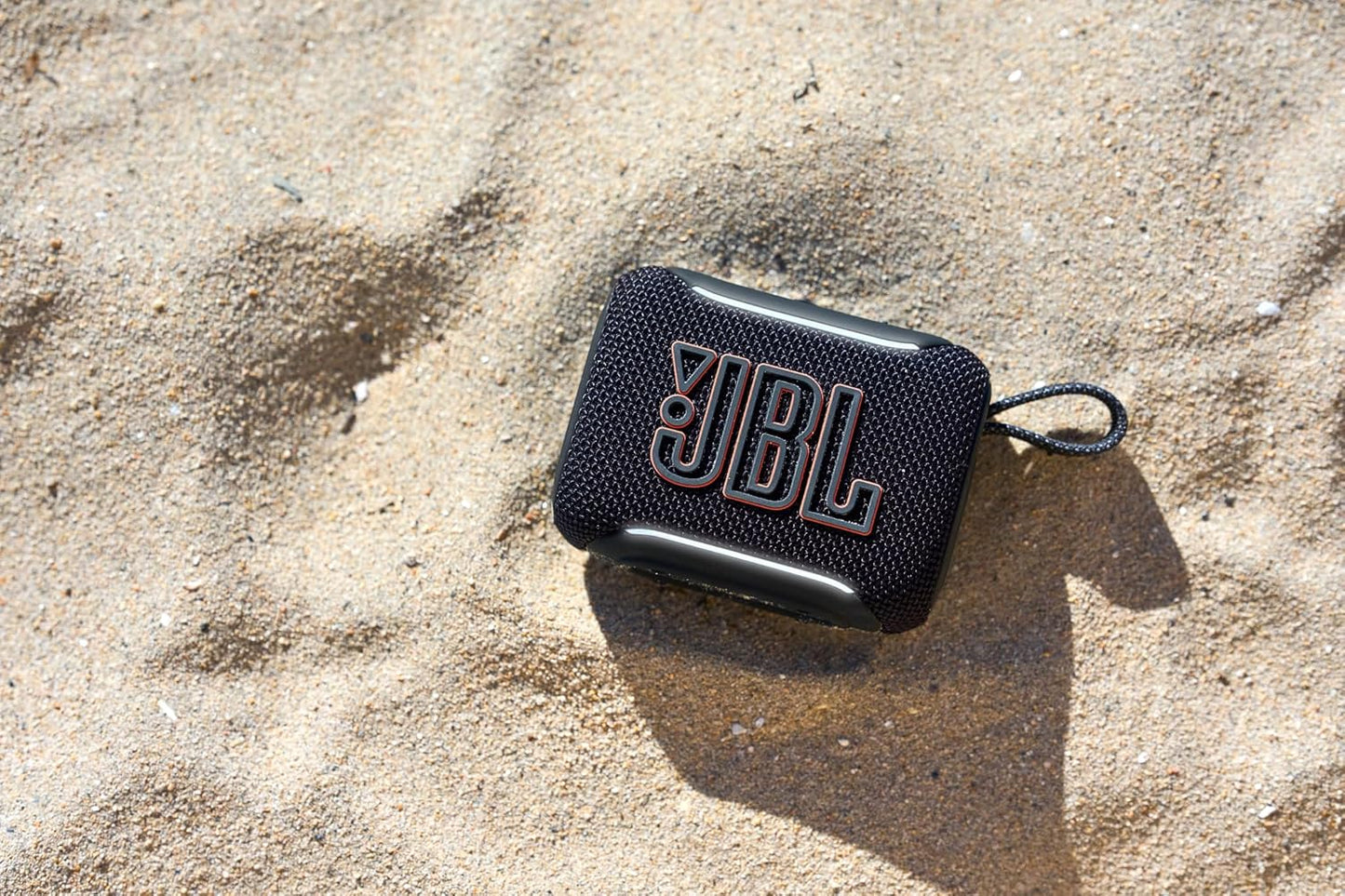 JBL GO5 Bluetooth Speaker, USB C Charging, IP68 Dustproof, Waterproof, Lossless Playback, Ambient Edge Light, AirTouch, Stereo Pairing, Compact, App Compatible, Auracast Compatible, Passive Radiator