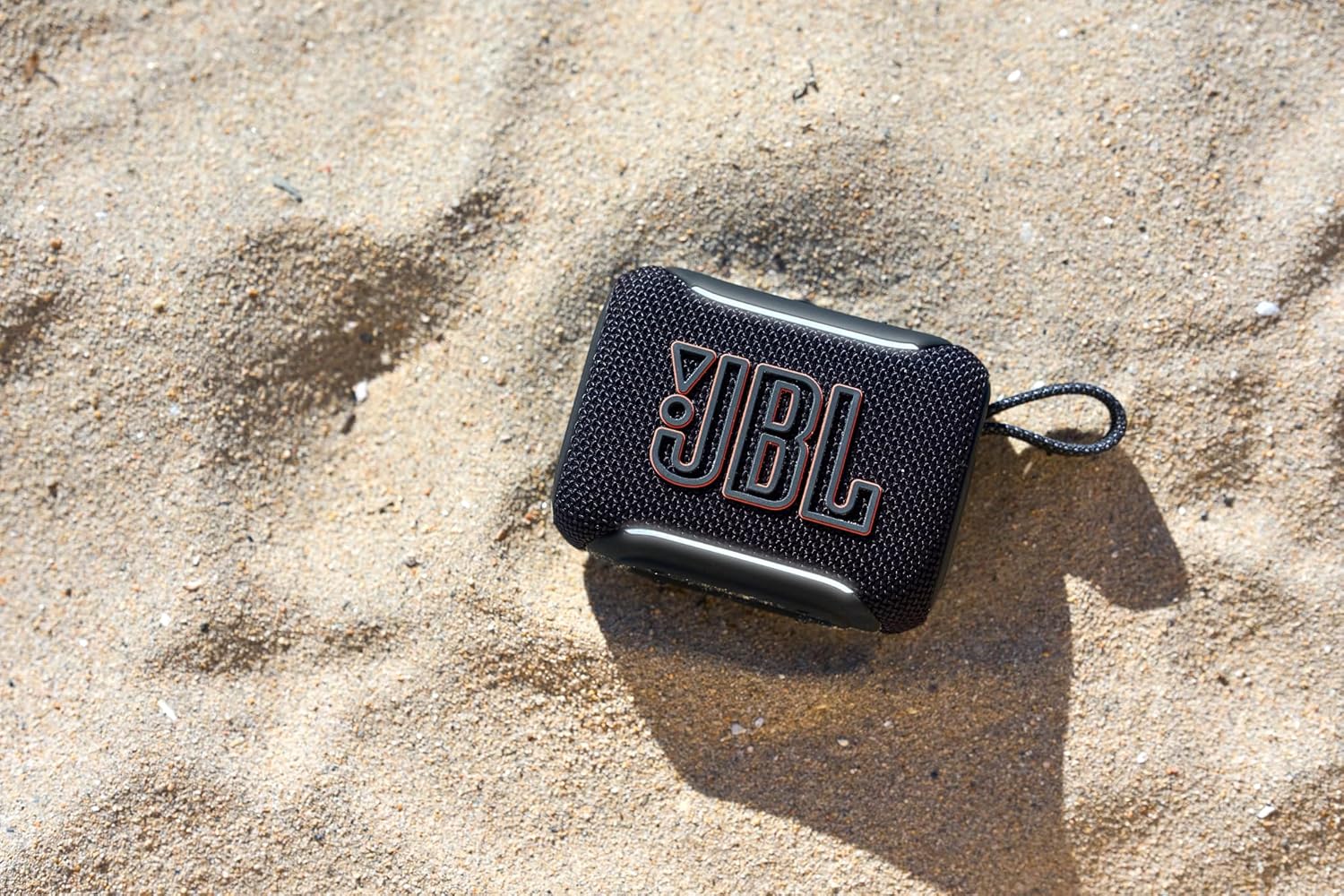 JBL GO5 Bluetooth Speaker, USB C Charging, IP68 Dustproof, Waterproof, Lossless Playback, Ambient Edge Light, AirTouch, Stereo Pairing, Compact, App Compatible, Auracast Compatible, Passive Radiator