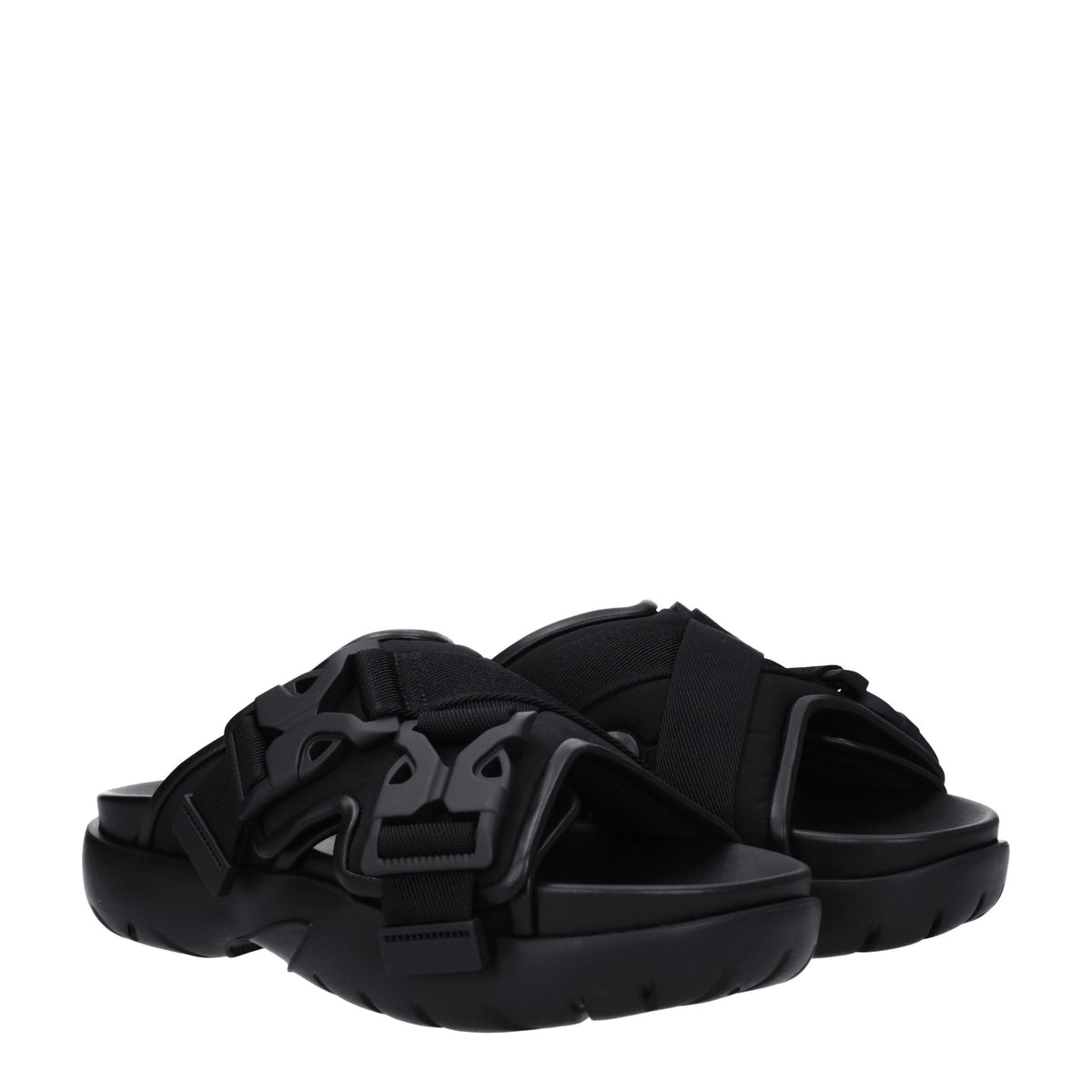 Bottega Bottega Veneta Slippers And Hooves Man Fabric Black - Image 8