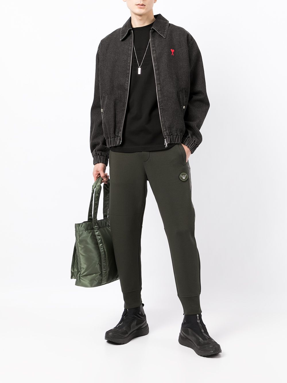 Emporio エンポリオアルマーニロゴコットンTシャツ - Image 8