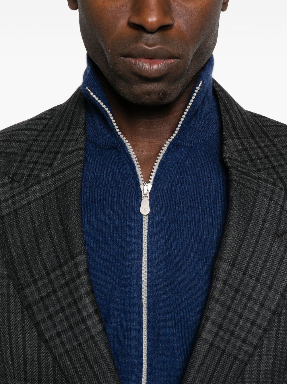 Brunello Brunello Cucinelli Cashmere Zipped Cardigan - Image 8