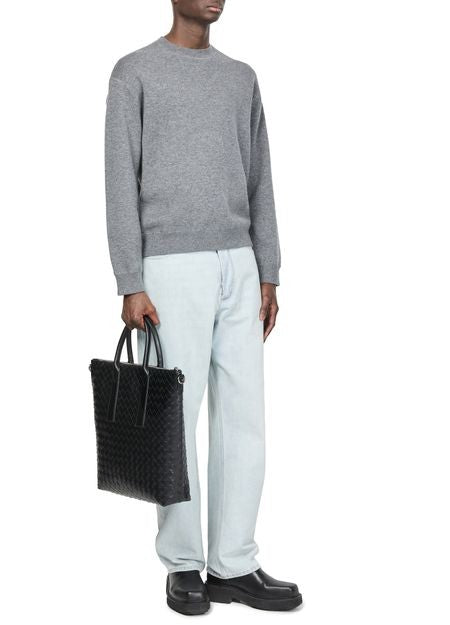 BOTTEGA VENETA イントレチャート ジップ付き ラージ トートバッグ - Image 8