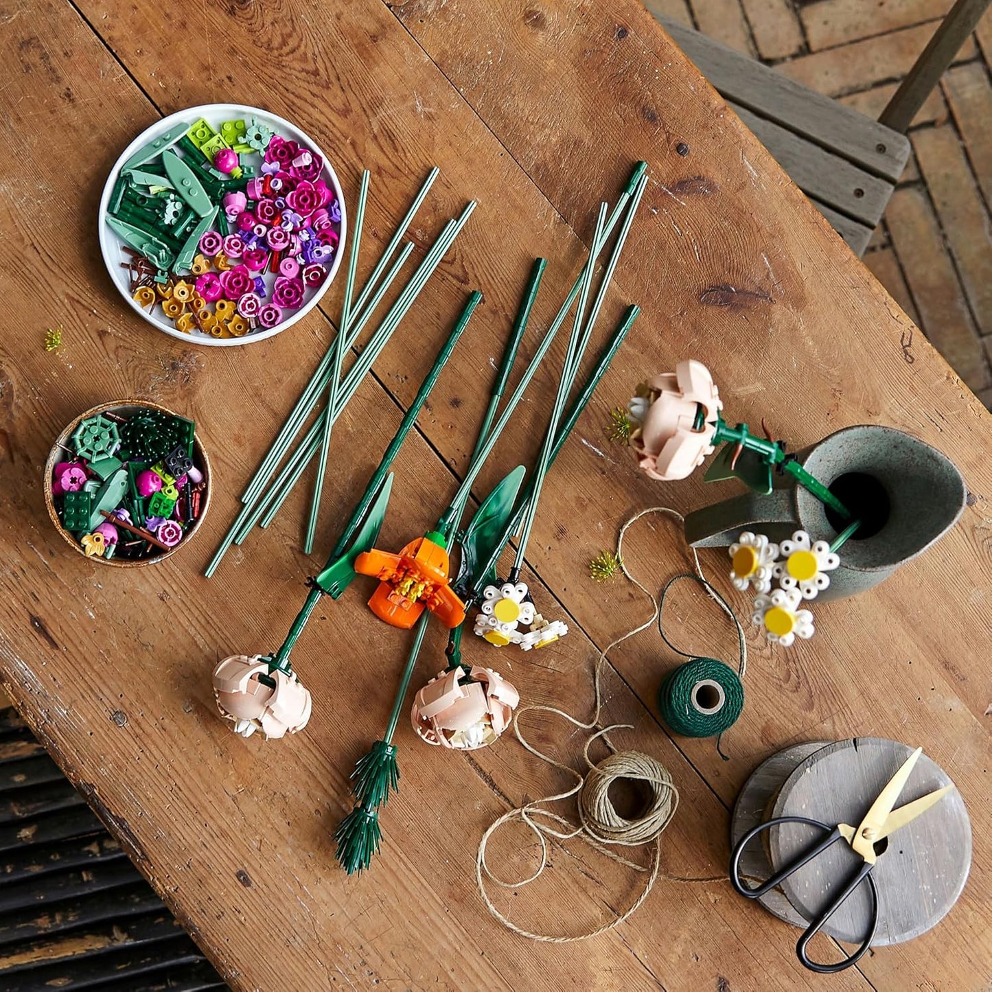 LEGO Botanical Flower Bouquet Toy, Building Block, Birthday Present, Blocks, Mother's Day, Father's Day, Male, Female, Bouquet, Artificial Flowers, Decoration, Interior, Stylish, Mother, Father, 10280