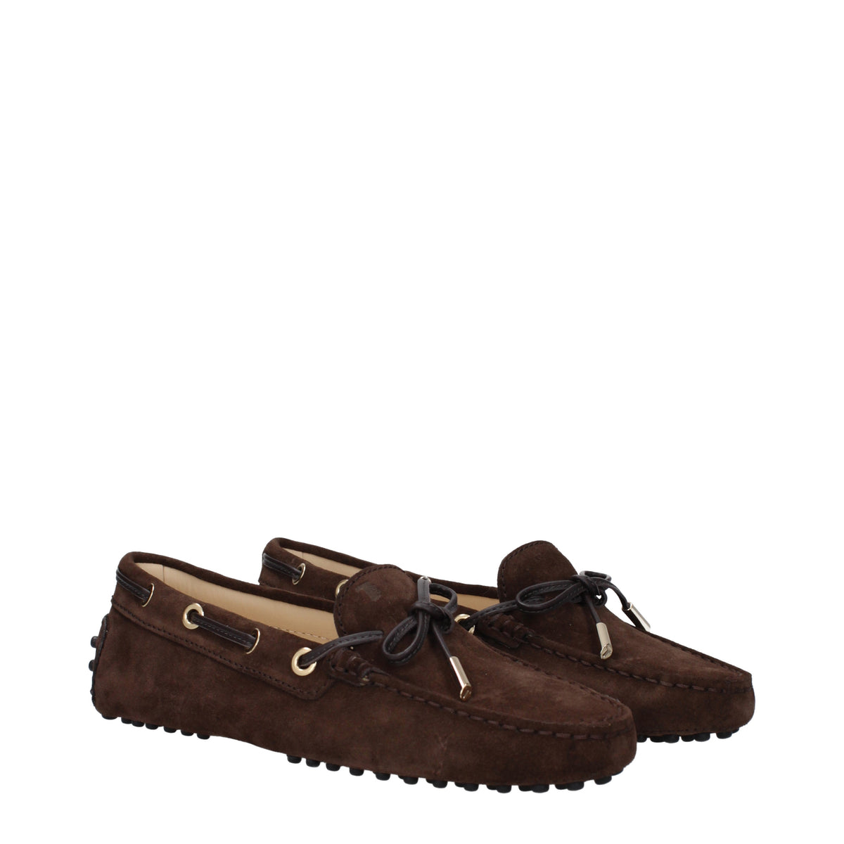 Tods トッド 'S Mocassiniの女性スエードブラウン - Image 8