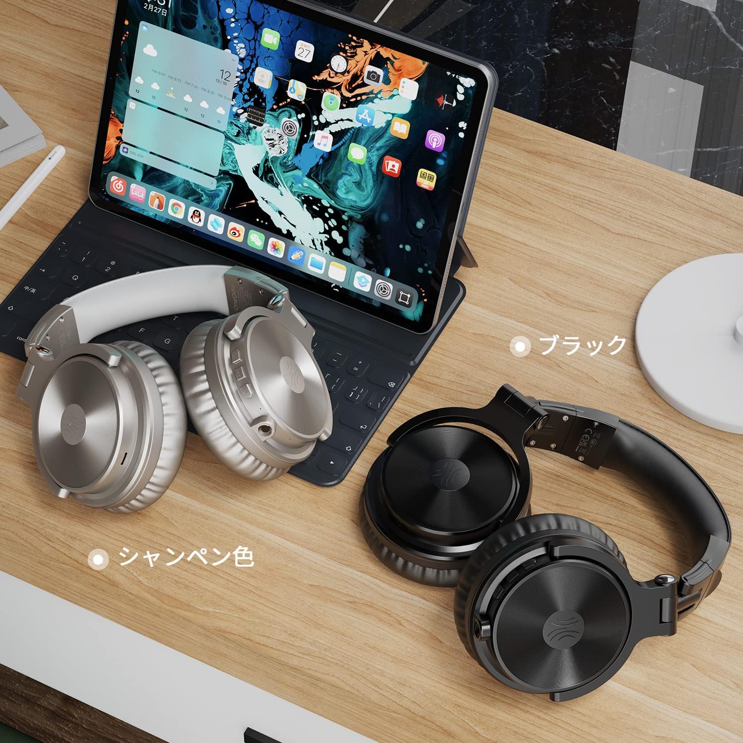 OneOdio ProC Wireless Headphones, Bluetooth Headphones Wired/Wireless Dual-Use, Enhanced Bass, Bluetooth 5.2, AAC Compatible, 110 Hours Playtime, Built-in Microphone