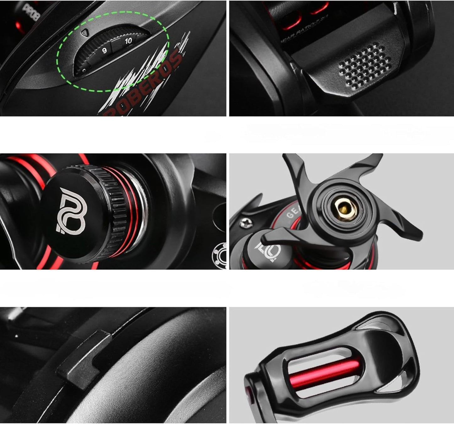 ベイトリール 右ハンドル 左ハンドル フィッシング リール 両軸リール エクストラハイギア（XG） 7.2：1 ドラグ力8KG ベイトキャスティングリール 軽量 釣り 釣り具 釣り用品 [並行輸入品]