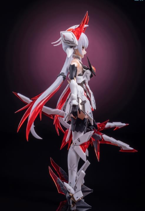 [AC] Nuclear Gold Heavy Construction ANIMESTER 1/12 Armored Girl Purple Micro White Pretty Action Plastic Model