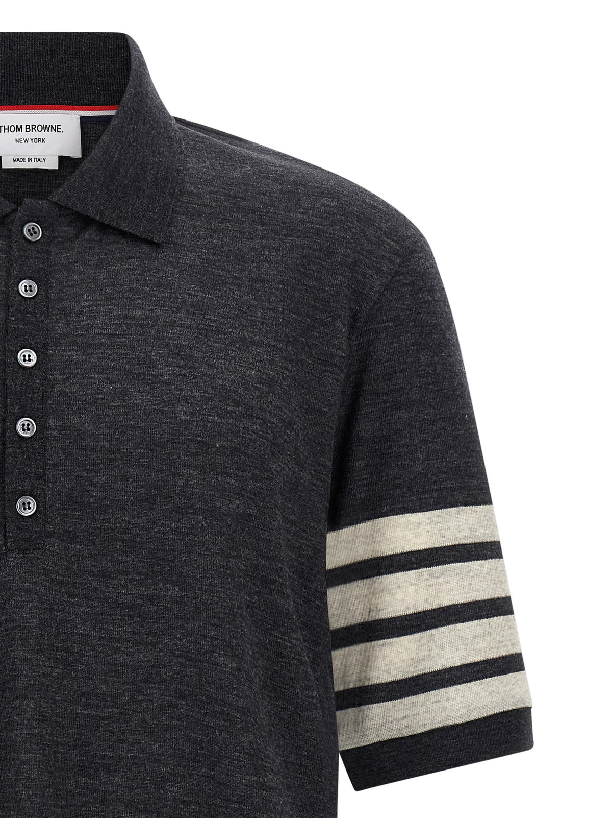 Thom Thom Browne '4 Bar' Polo Shirt - Image 8