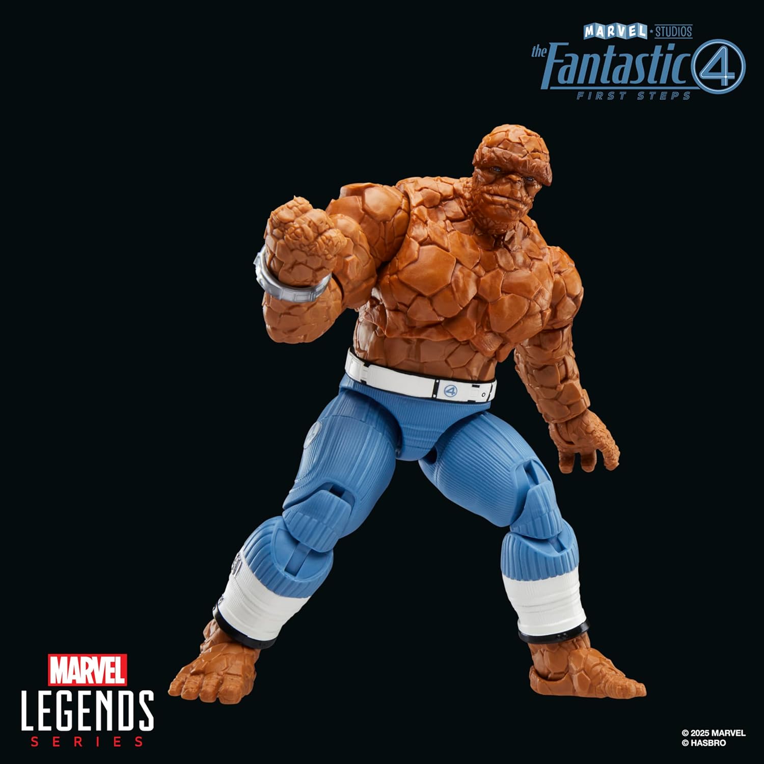 Hasbro Marvel Legends Series Marvel The Thing Fantastic 4: First Steps Ben Grim Movie Collection 6" Action Figure Toy G0802 Authentic