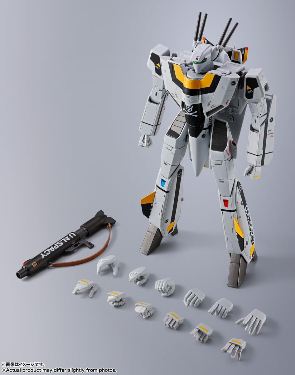 Tamashi Nations DX Chogokin Super Time Fortress Macross VF-1S Valkyrie Roy Foker Special Revival Ver. Approx. 11.0 inches (280 mm), ABS & Die-Cast & PVC Pre-Painted Action Figure
