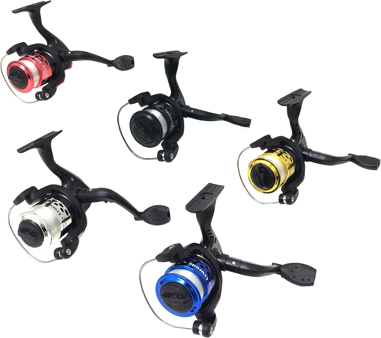 Orludo qb010100 Puchi200 Fishing Reel, 5.3 oz (150 g), Drag Force 14.3 lbs (6.5 kg), Family Fishing, Sabiki, Perfect for Easy Fishing, Easy to Use with Thread, Spining Reel 5 Colors