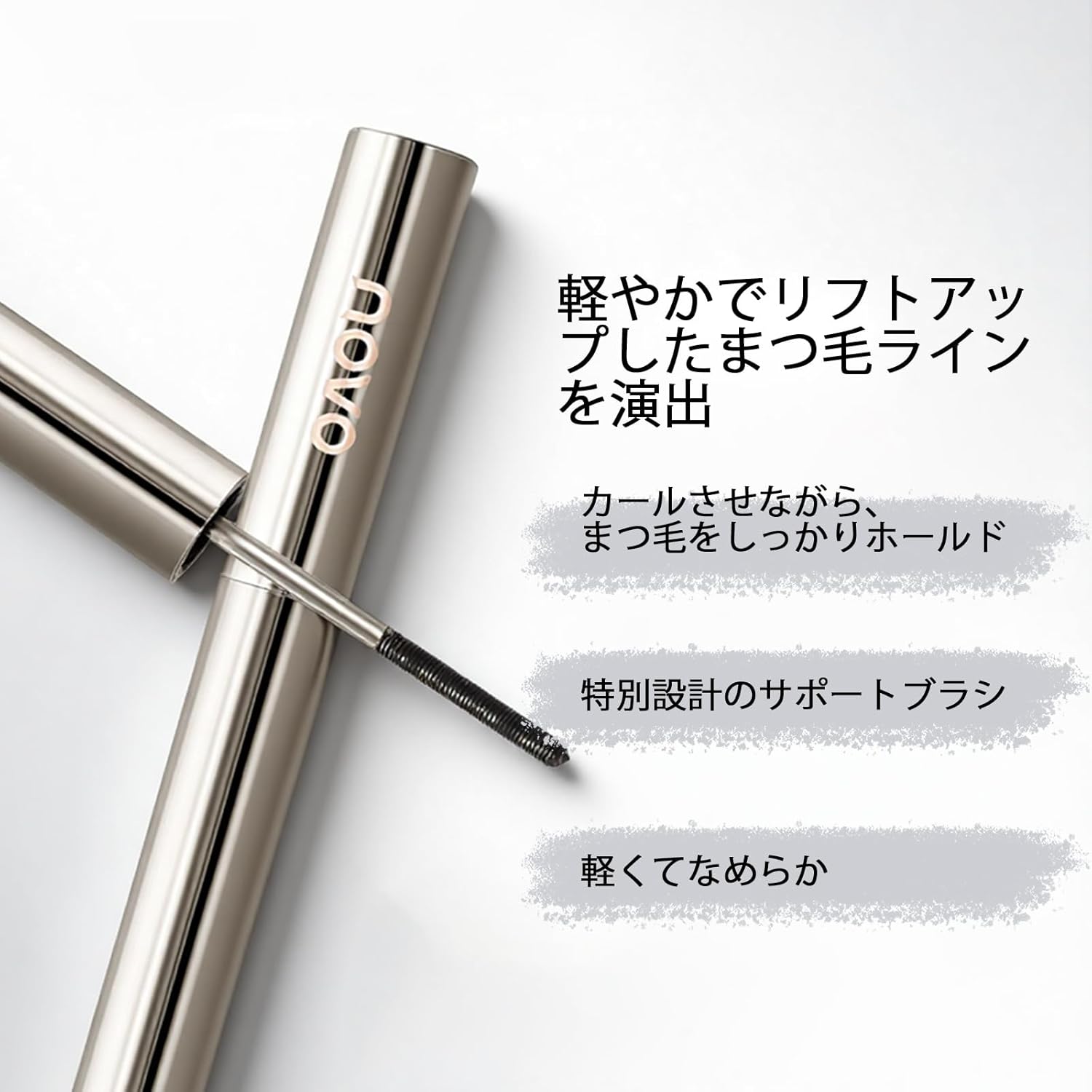 Mascara Anti-Crumble Waterproof Mascara for Sensitive Skin Natural Finish, Long, Ultra Fine Point, Black