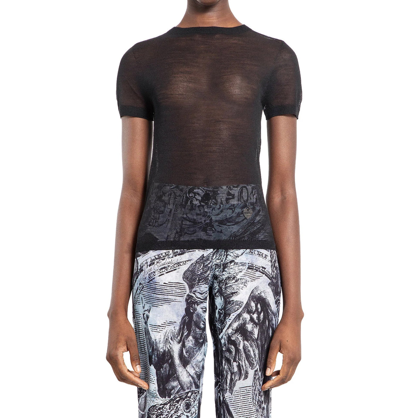 Acne Studios にきびスタジオにきびスタジオシアーニットTシャツ - Image 8