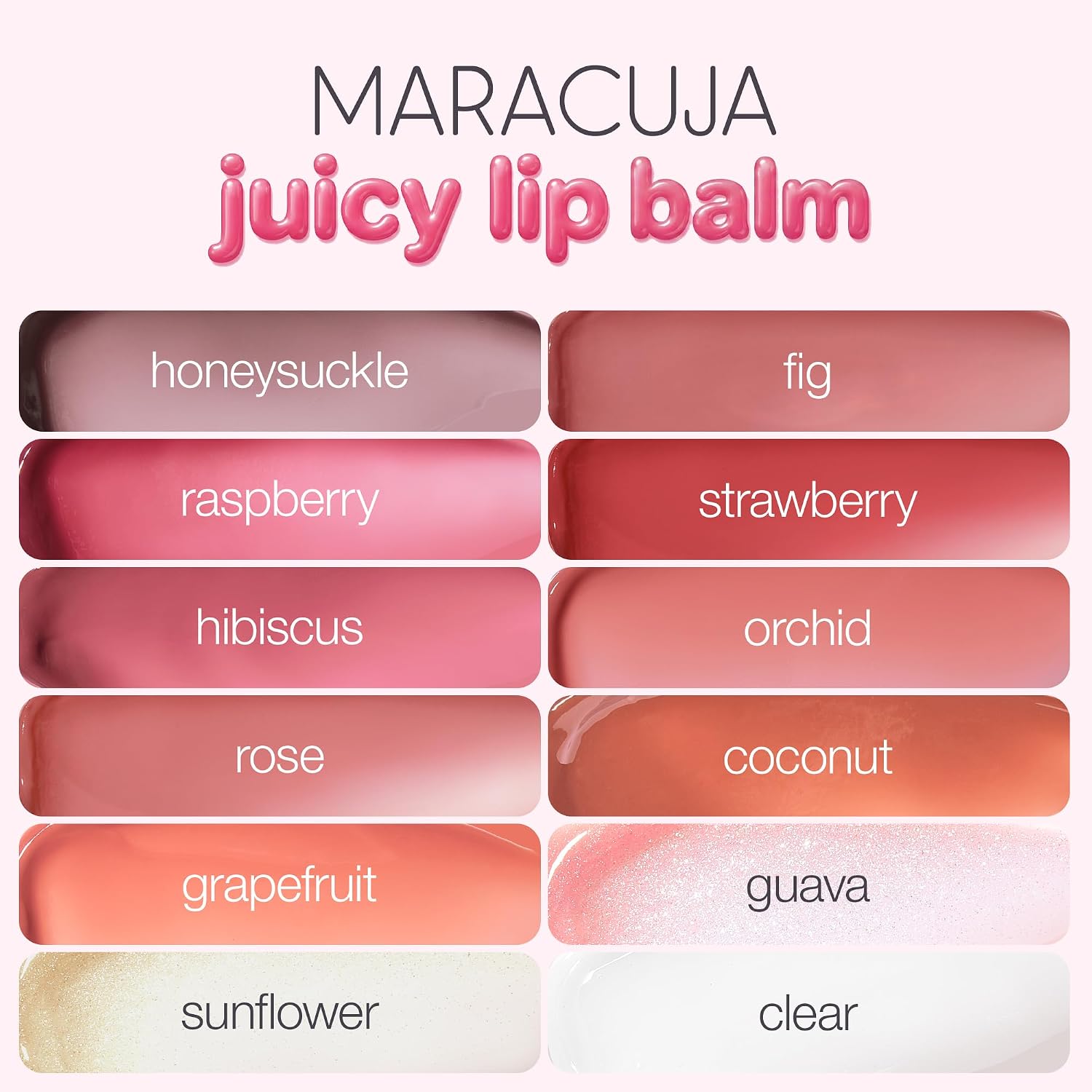 tarte maracuja jugoso bálsamo labial brillante – Mantequilla labial nutritiva viral con color y alta hidratación brillante, cuidado de la piel infundido con vitamina E, vegano y libre de crueldad