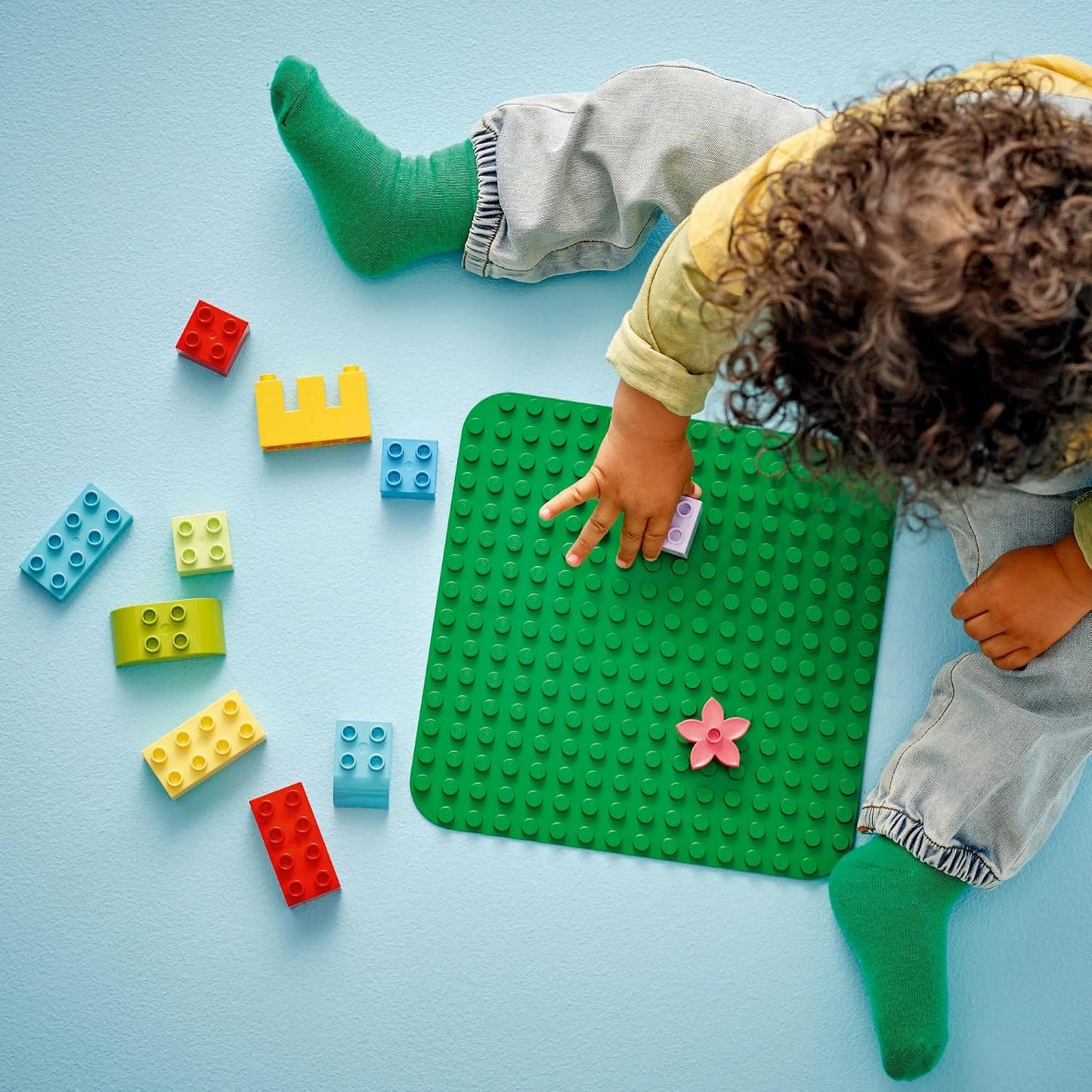 LEGO 10460 Duplo (R) Base Board (Green) Toy, Birthday, Present, Blocks, Educational Boys, Girls, Children, 1 and a Half Years, 2 Years, 3 Years, Toddler, Pretend Play, Pretend Play