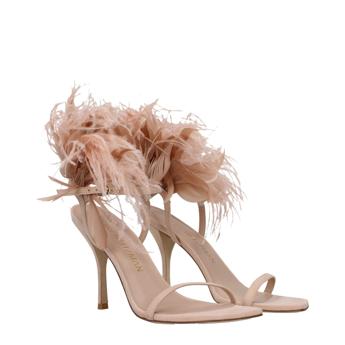 Stuart スチュアートワイツマンサンダル女性スエードピンク/ピンクパウダー - Image 8