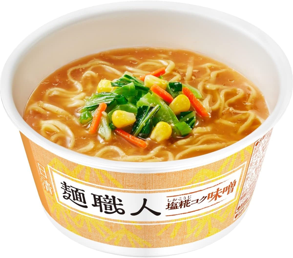 Nissin Noodle Artisan Miso Nissin Foods Cup Noodles, 3.4 oz (95 g) x 12 Packs