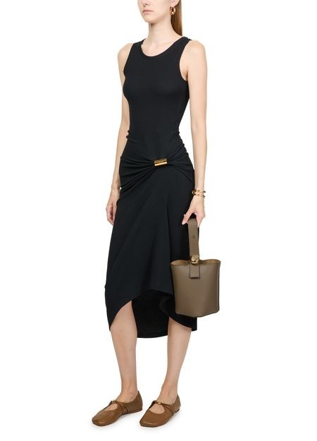 LOEWE Mini Pebble bucket in soft grained calfskin - Image 8